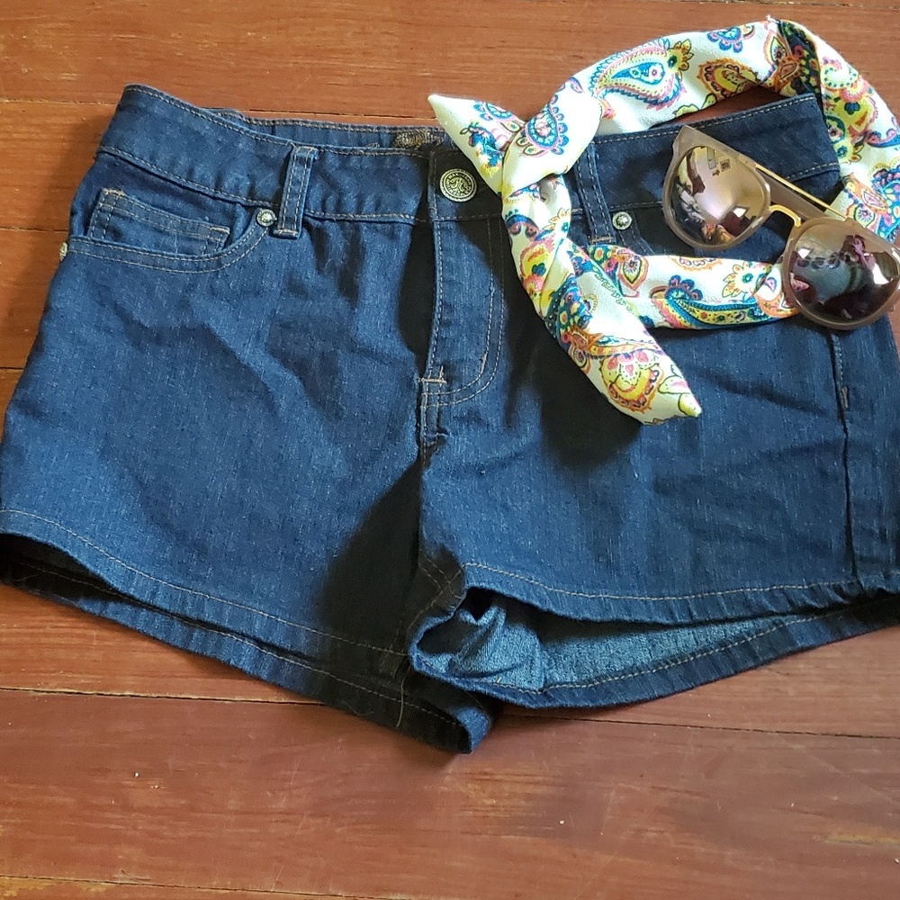 Denim shorts